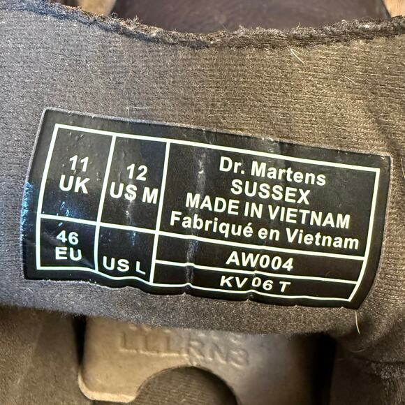 Doc Martens Men’s Sussex Chukka Ankle Boot Show Pebble Leather Brown US 12 EU 46 - Picture 10 of 10